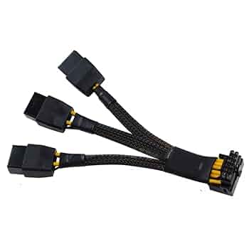 Amazon.co.jp: 16ピン GPUケーブル 3X 8ピン Pcie - 16AWG PCIE